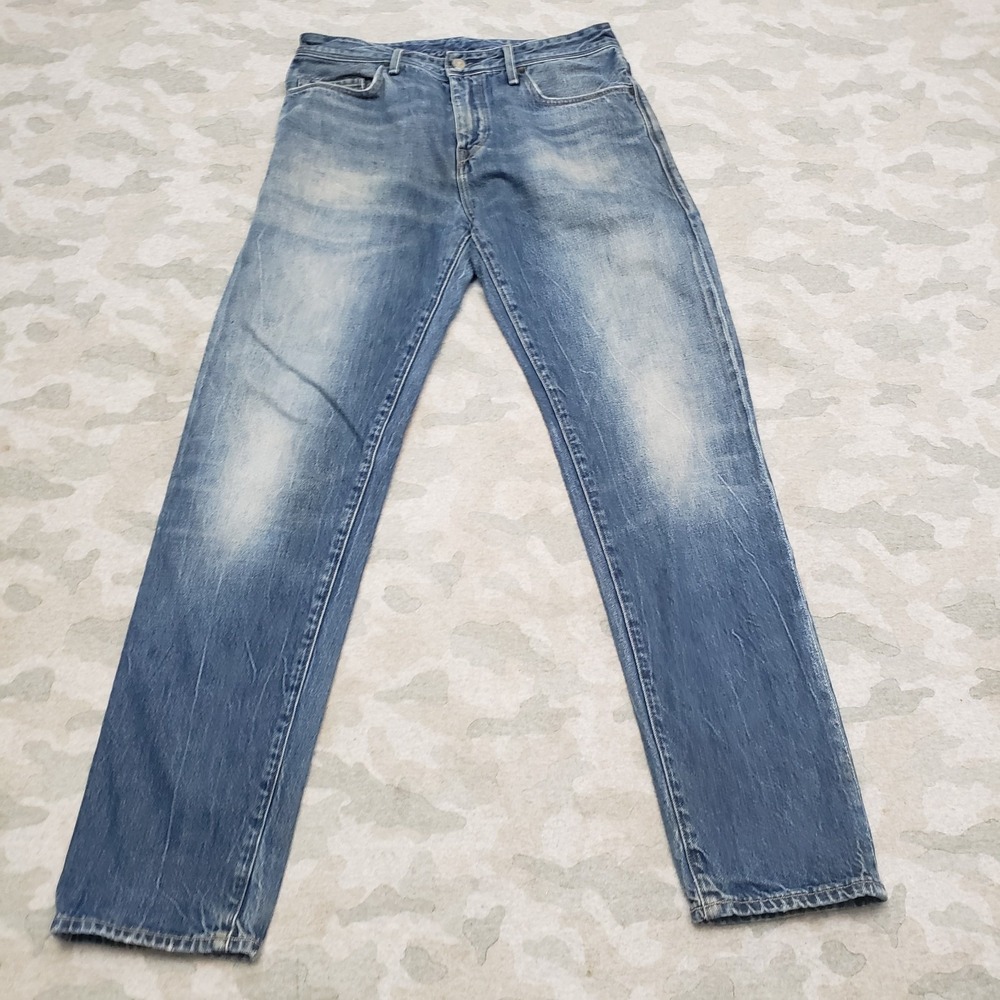 Levi's Jeans Mens 30x32 Blue Pockets Taper Denim Medium Wash